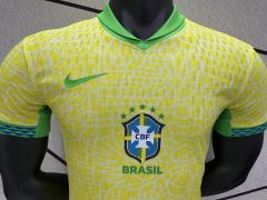 2024 Copa America Brazil Home Jersey Player Version