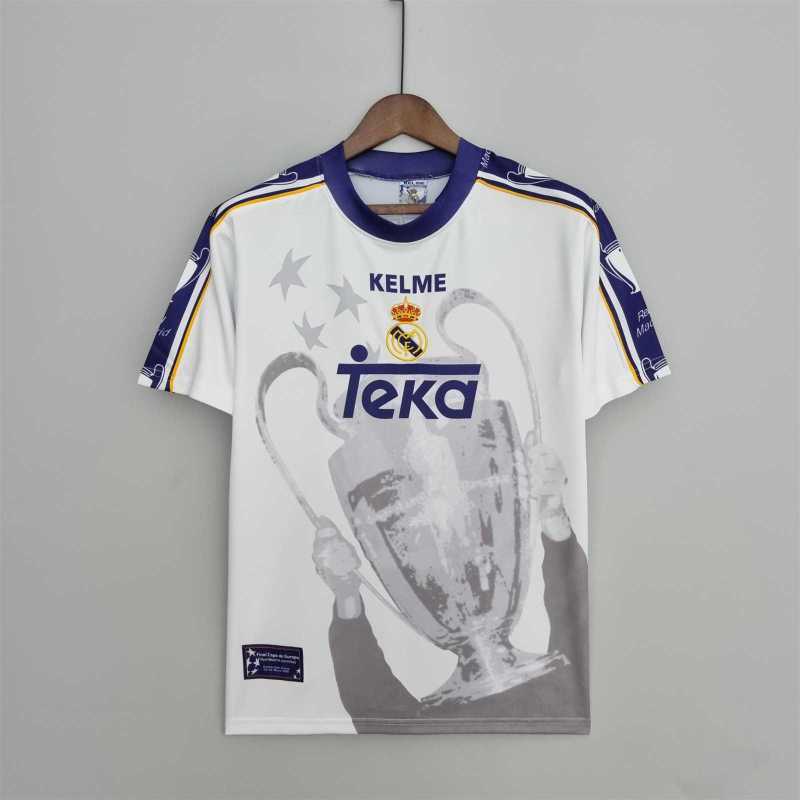 1997/98 Real Madrid Retro Jersey UCL Commemorate