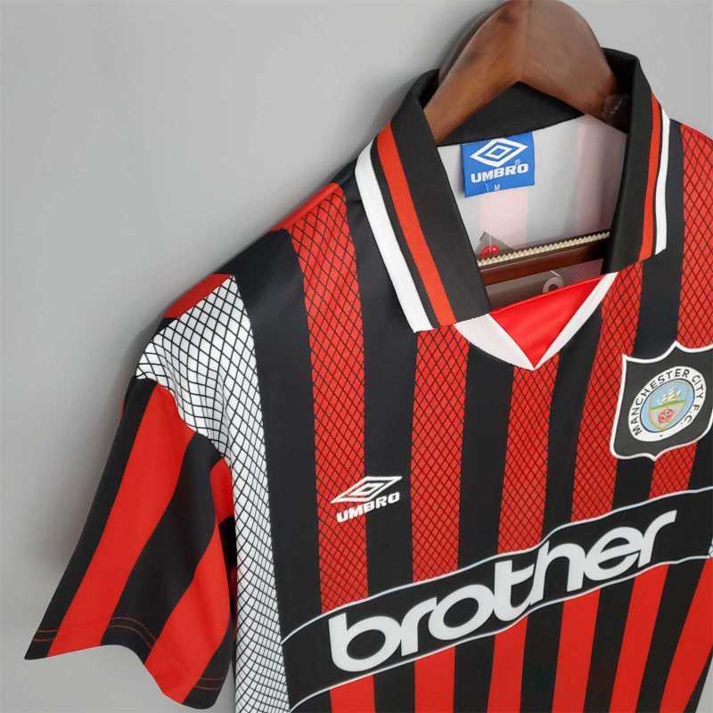 1994/96 Manchester City Retro Jersey Away