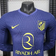 2025/26 Atletico Madrid Away Jersey Long Sleeve Player Version