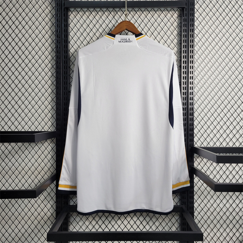 2023/24 Real Madrid Home Long Sleeve Jersey