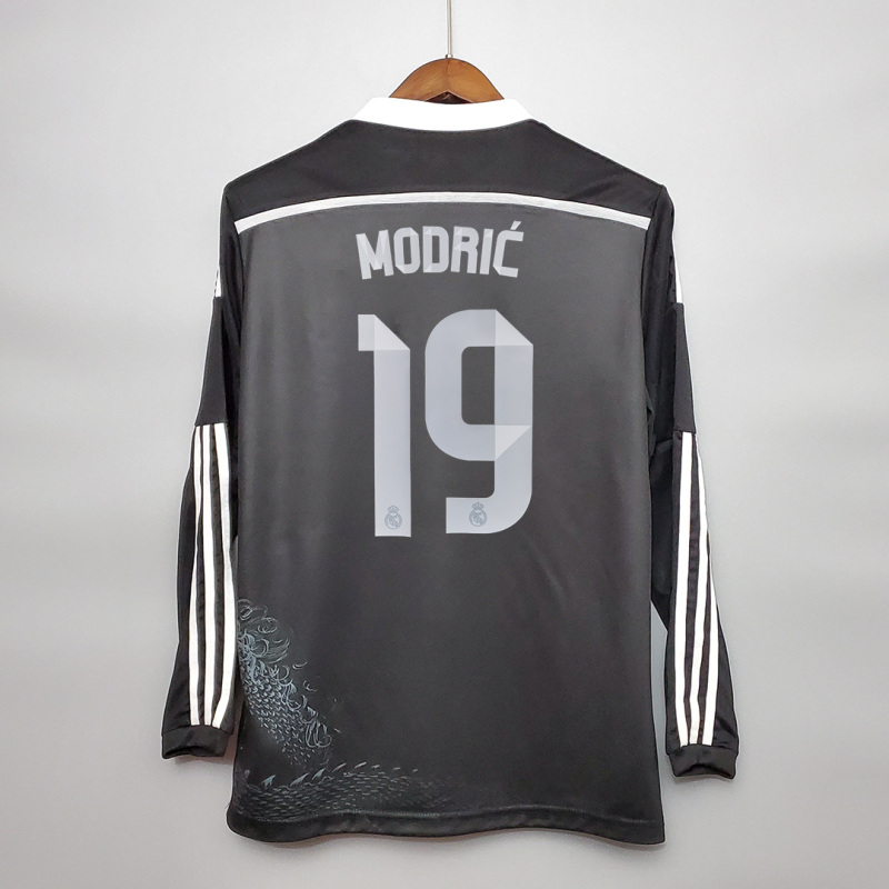 2014/15 Real Madrid Retro Long Sleeve Jersey Third Away