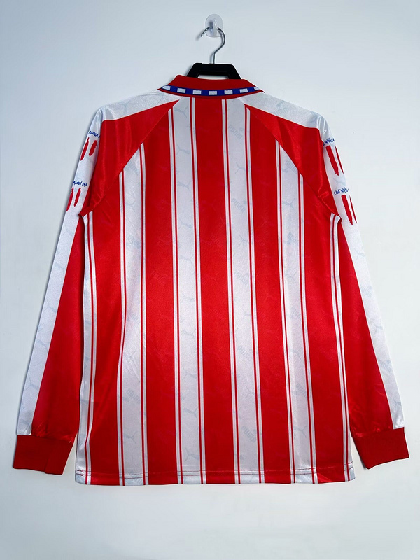 1994/95 Atletico Madrid Long Sleeve Retro Jersey Home