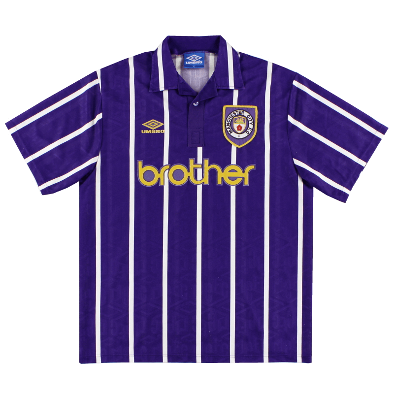 1992/93 Manchester City Retro Jersey Away