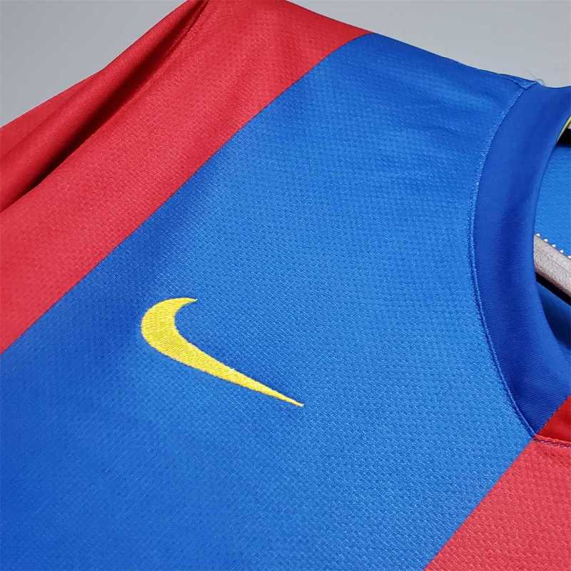2006/07 Barcelona Home Retro Jersey Long sleeve