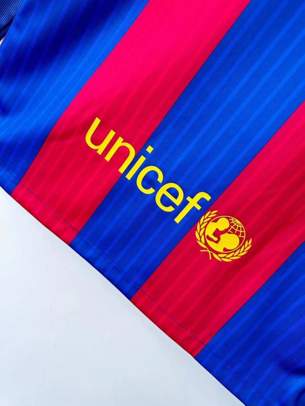 2016/17 Barcelona Home Retro Jersey Long sleeve
