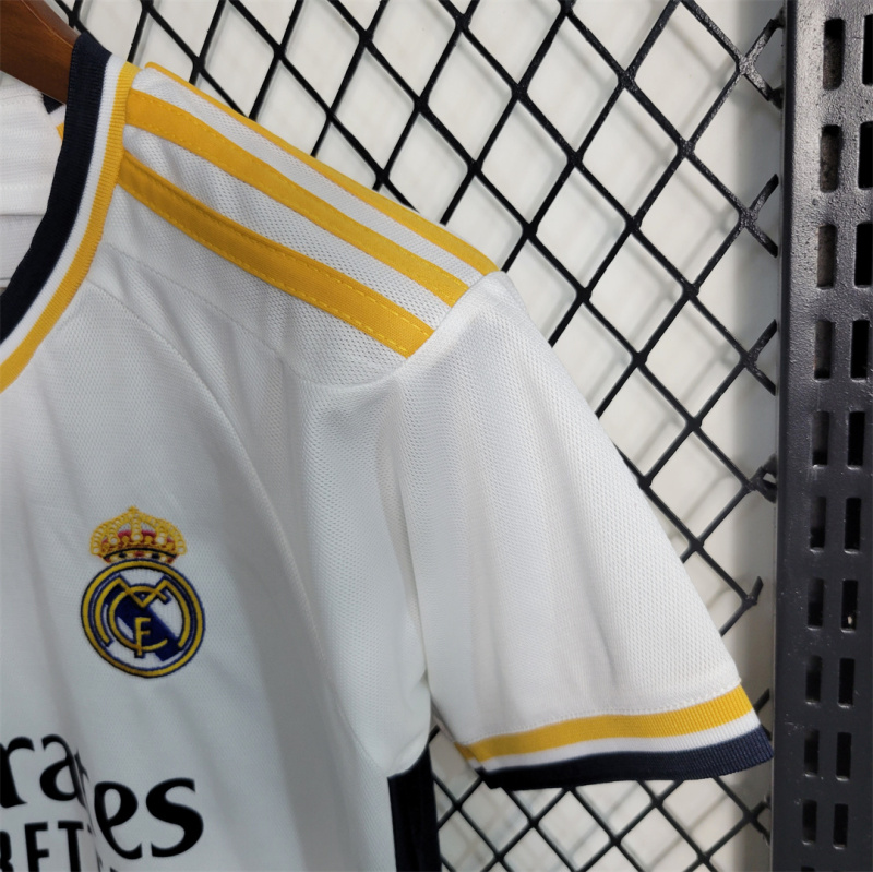 2023/24 Real Madrid Home Jersey Kids Kit