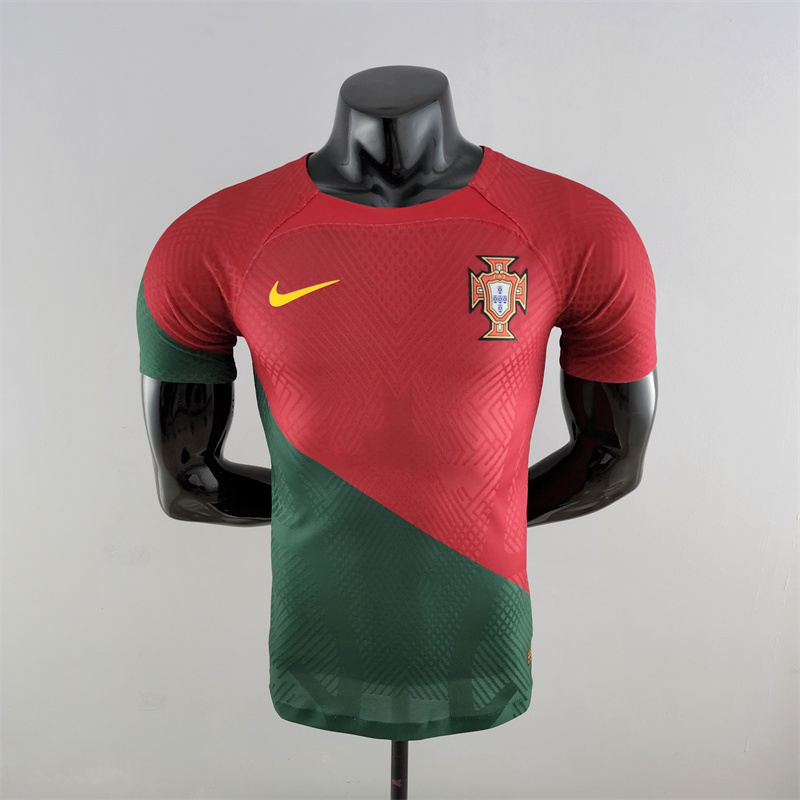 2022 World Cup Portugal Home Retro Jersey Player Version