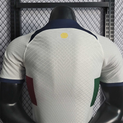 2022 World Cup Portugal Away Retro Jersey Player Version