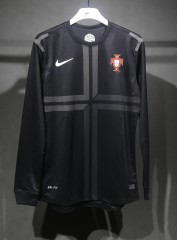 2013 Portugal Away Retro Jersey Player Version Long Sleeve