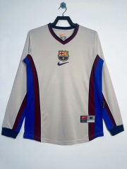 1998/99 Barcelona Away Retro Jersey Long Sleeve