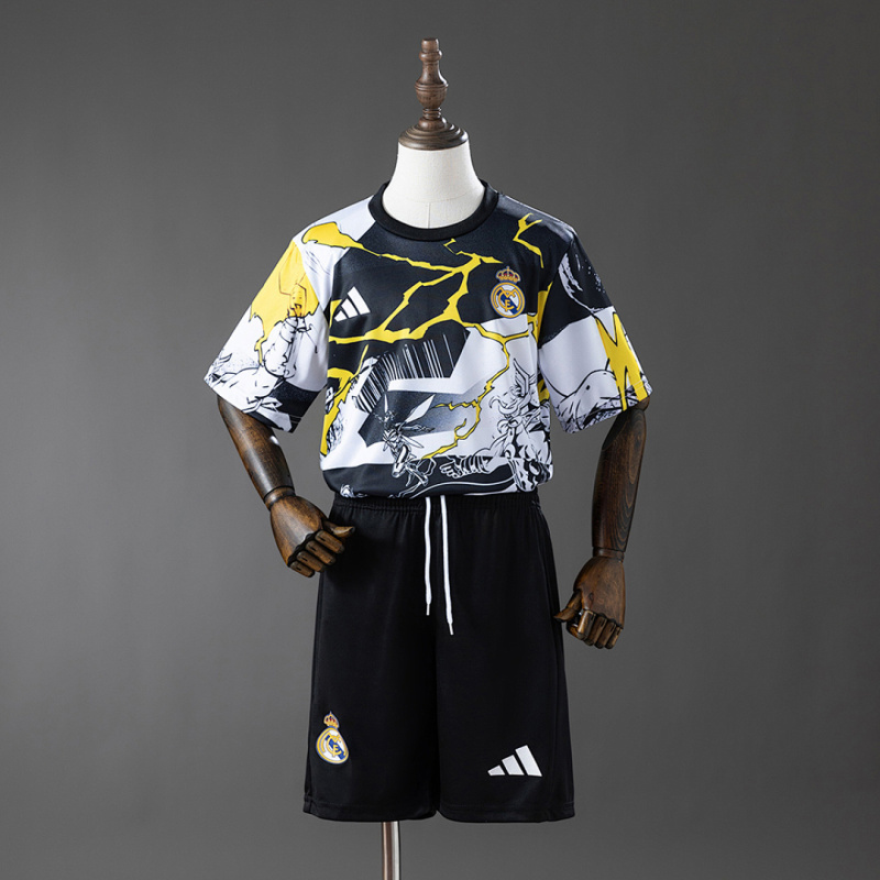 2025/26 Real Madrid Avengers - Pre-Match Special Version Kids Jersey