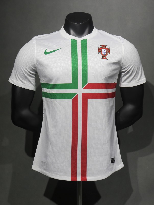 2012 Euro Cup Portugal Away Retro Jersey Player Version