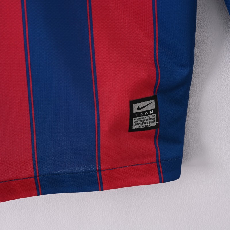 2009/10 Barcelona Retro Jersey Home Long Sleeve