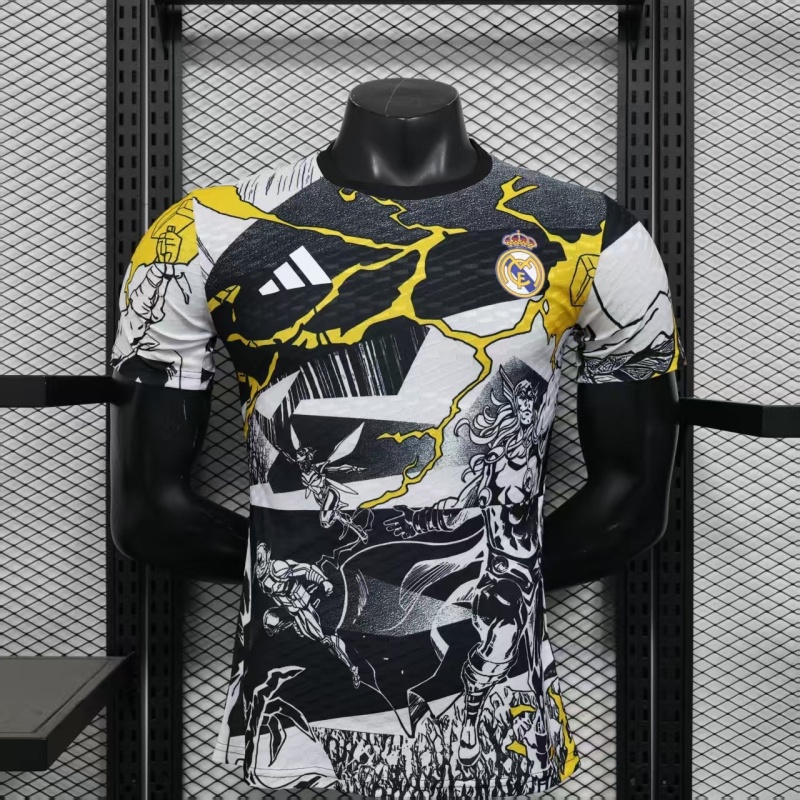 2025/26 Real Madrid Avengers - Pre-Match Special Player Version Jersey