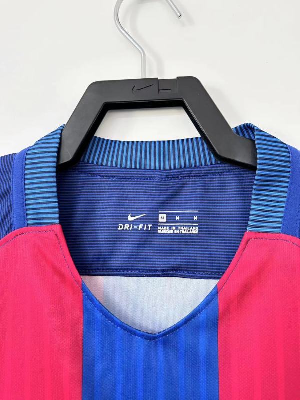 2016/17 Barcelona Home Retro Jersey Long sleeve