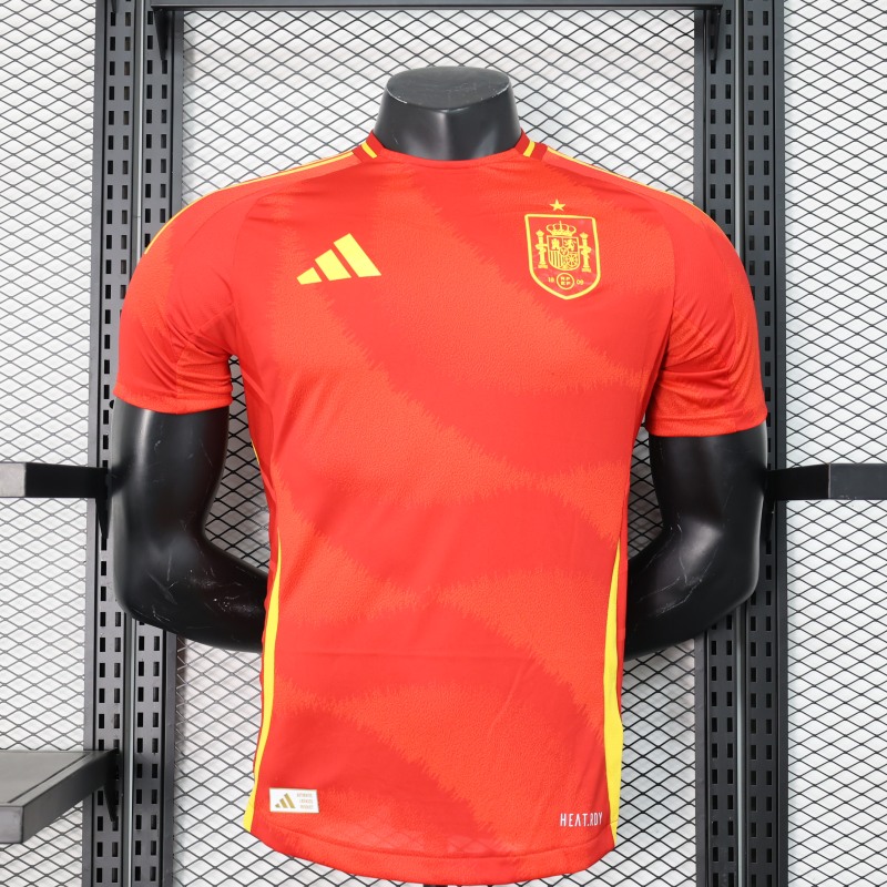 2024 Euro Spain Home Jersey Player Version