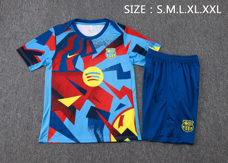 2025/26 Barcelona Short sleeve Training suit