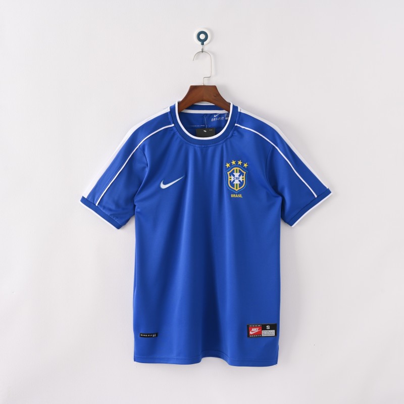 1998 World Cup Brazil Away Retro Jersey 
