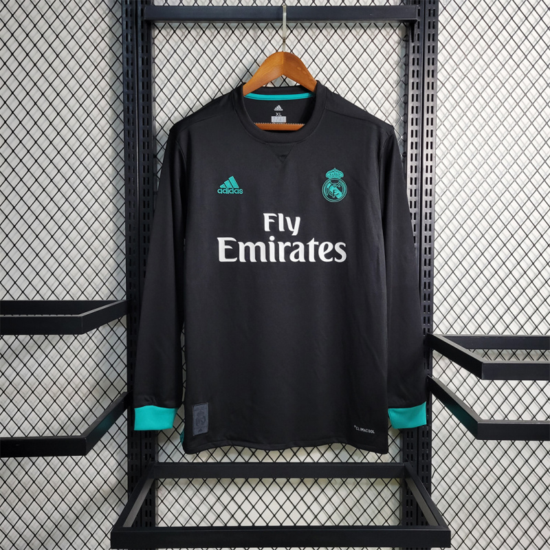 2017/18 Real Madrid Away Retro Jersey Long Sleeve