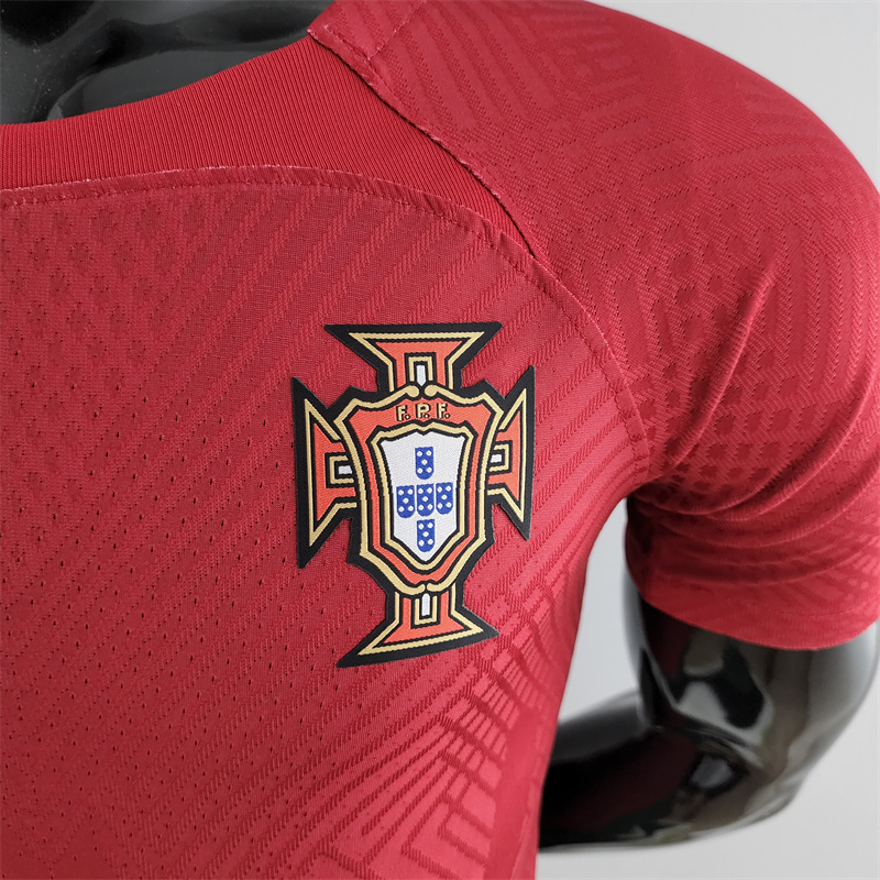 2022 World Cup Portugal Home Retro Jersey Player Version