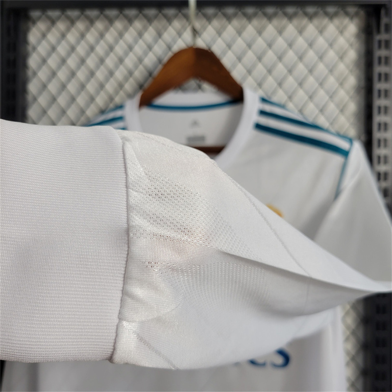2017/18 Real Madrid Retro Home Long Sleeve Jersey