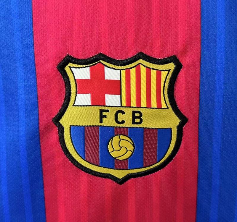 2016/17 Barcelona Home Retro Jersey Long sleeve