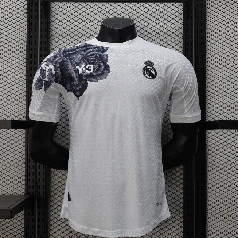 2023/24 Real Madrid Y-3 Fourth Player Version Jersey white Kit
