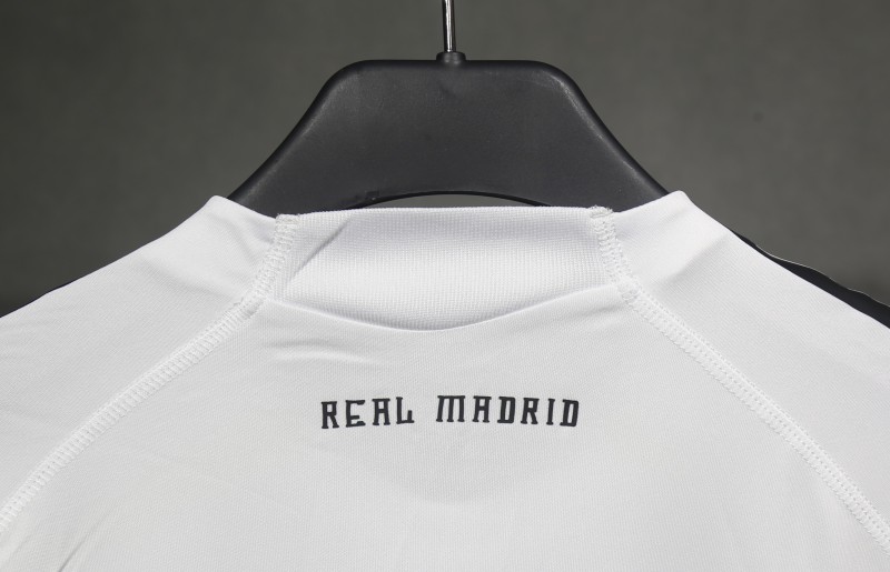 2009/10 Real Madrid Home Retro Jersey Player Version Long Sleeve