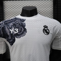 2023/24 Real Madrid Y-3 Fourth Player Version Jersey white Kit