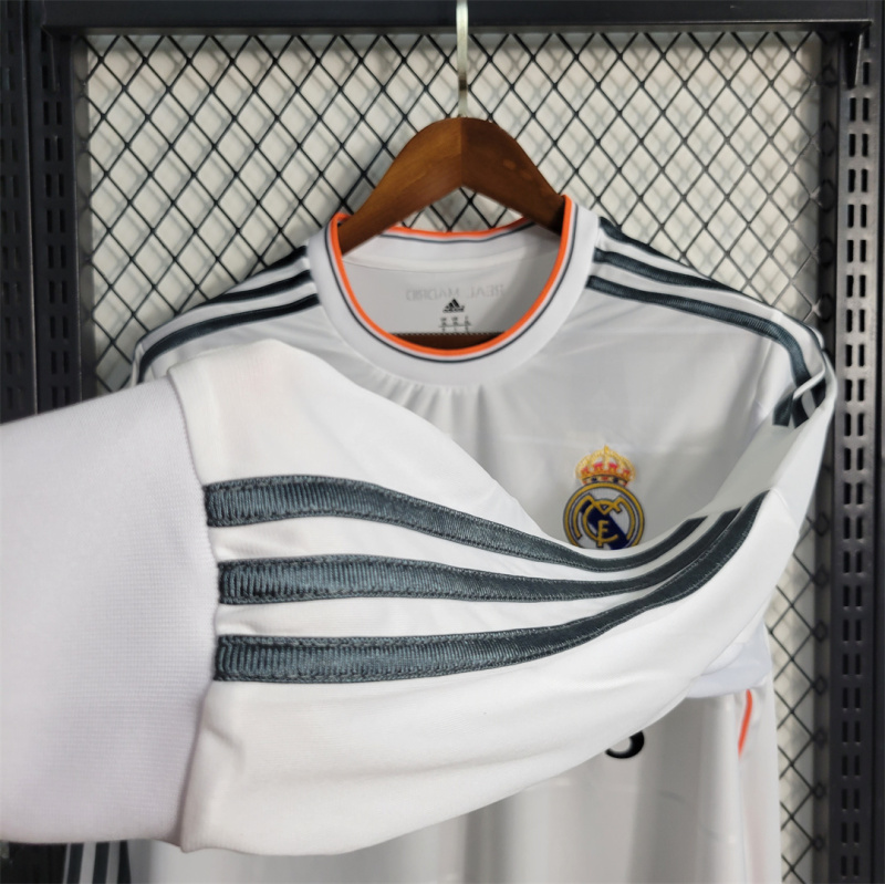 2013/14 Real Madrid Retro Jersey Home Long Sleeve
