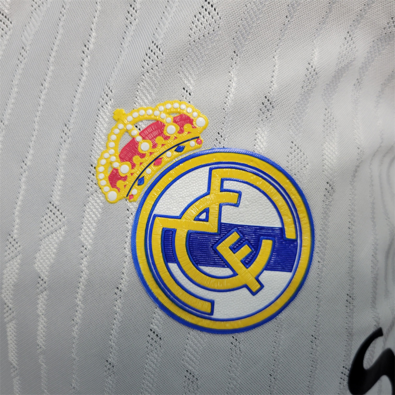 2023/24 Real Madrid Home Long Sleeve Jersey Player Version