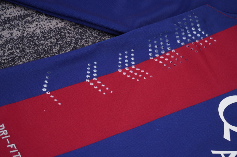 2014/15 Barcelona Home Retro Kids Jersey Long Sleeve
