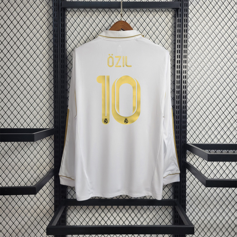 2011/12 Real Madrid Retro Jersey Home Long Sleeve