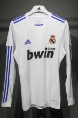 2010/11 Real Madrid Home Retro Jersey Player Version Long Sleeve