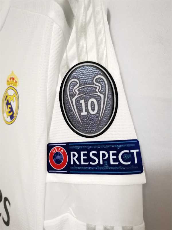 2015/16 Real Madrid Home Retro Jersey Long Sleeve