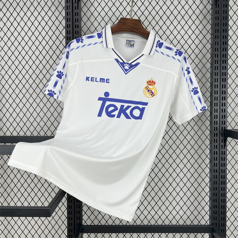 1996/97 Real Madrid Retro Jersey Home