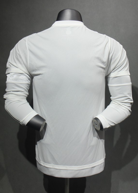 2015/16 Real Madrid Home Retro Jersey Player Version Long Sleeve