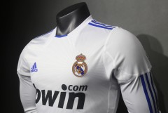 2010/11 Real Madrid Home Retro Jersey Player Version Long Sleeve