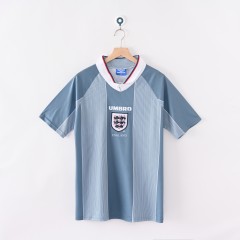 1996 Euro Cup England Retro Soccer Jersey Away Replica