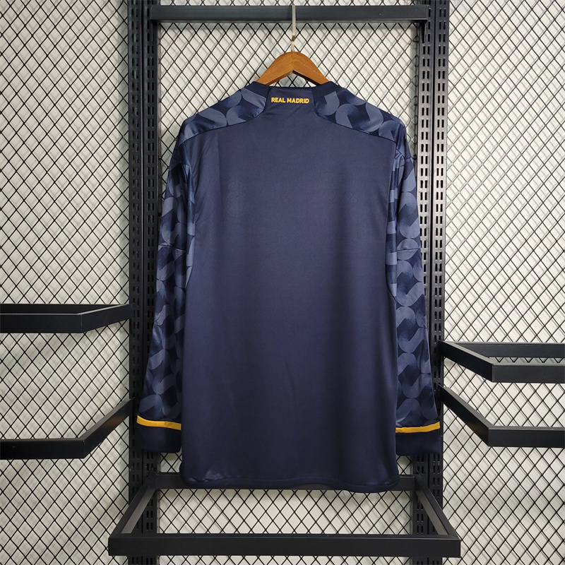 2023/24 Real Madrid Away Long Sleeve Jersey