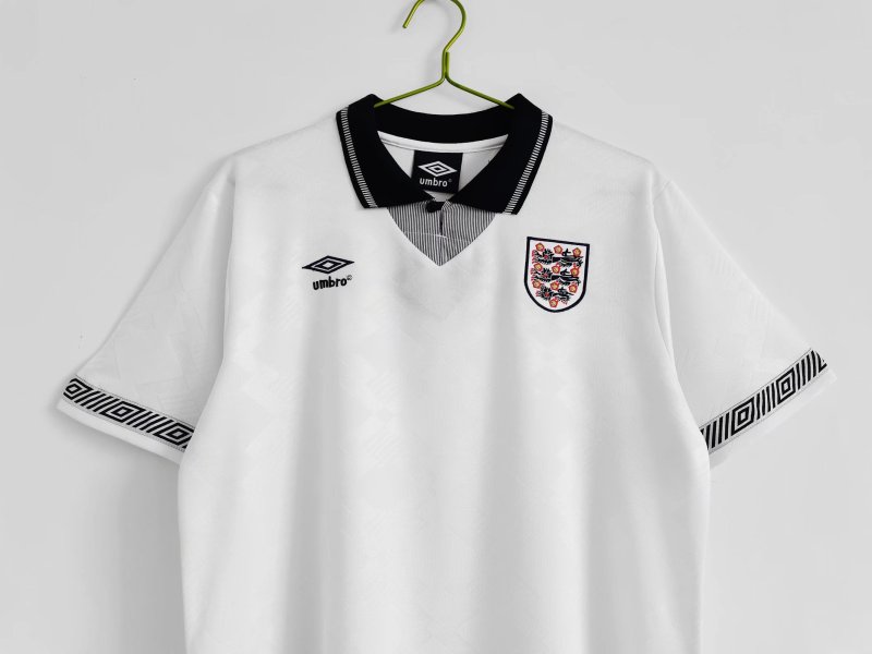 1990 World Cup England Home Retro Jersey