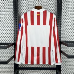 2025/26 Atletico Madrid Home Jersey Long Sleeve 