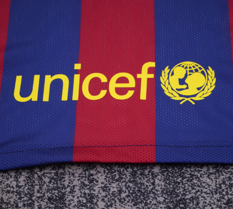 2014/15 Barcelona Home Retro Kids Jersey Long Sleeve