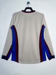 1998/99 Barcelona Away Retro Jersey Long Sleeve