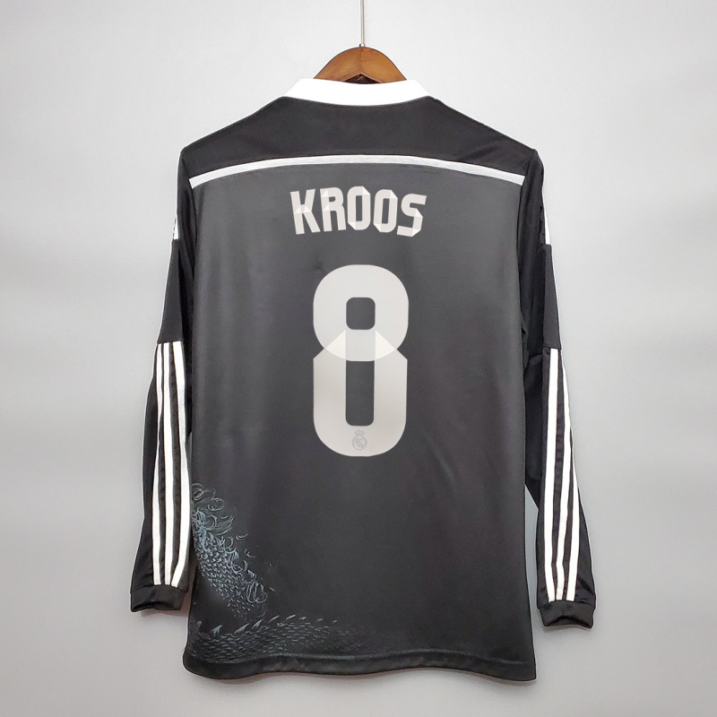 2014/15 Real Madrid Retro Long Sleeve Jersey Third Away