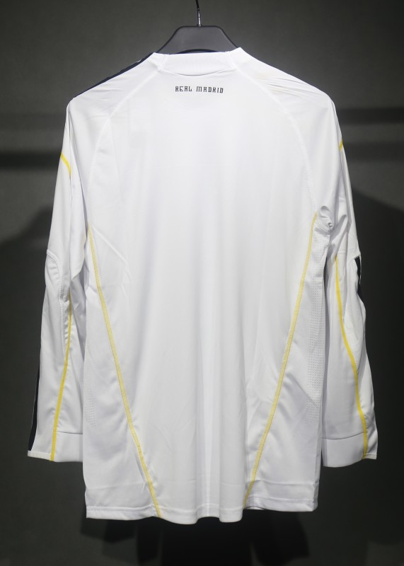 2009/10 Real Madrid Home Retro Jersey Player Version Long Sleeve