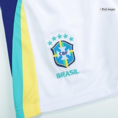 2024 Copa America Brazil Away Kids Jersey