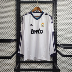 2012/13 Real Madrid Home Retro Jersey Long Sleeve