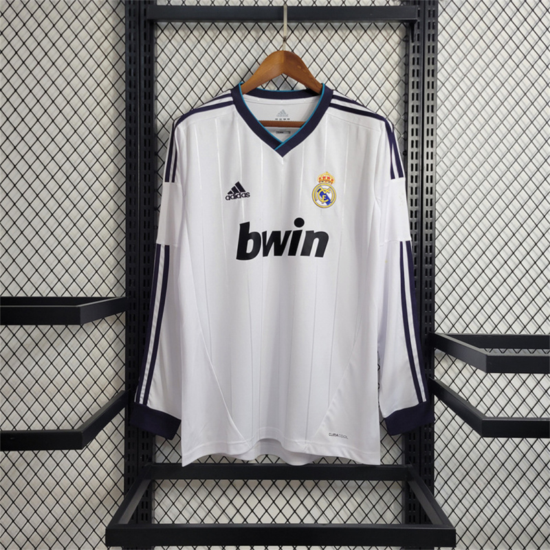 2012/13 Real Madrid Home Retro Jersey Long Sleeve
